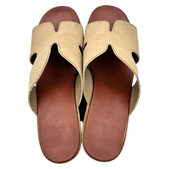 MIA Women's‎ Sand RETA Slip On Wedge Platform Sandal Size 9M - Picture 6 of 11